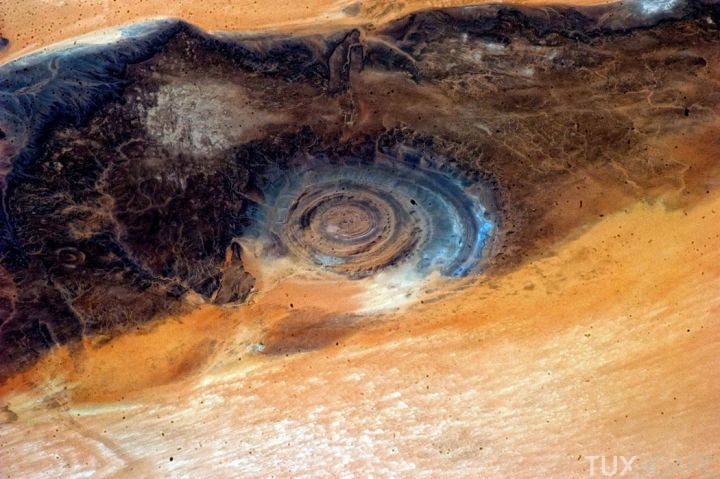 formation geologique  Structure de Richat Mauritanie