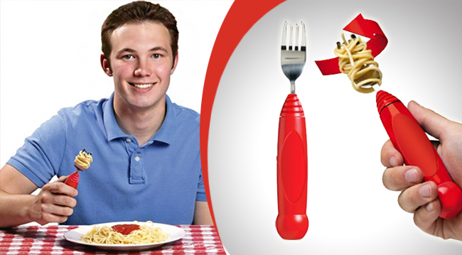 photo fourchette enrouleur spaghetti