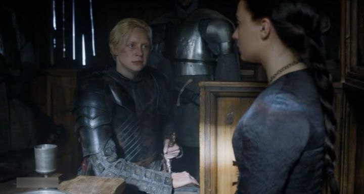 Brienne et Sansa Stark