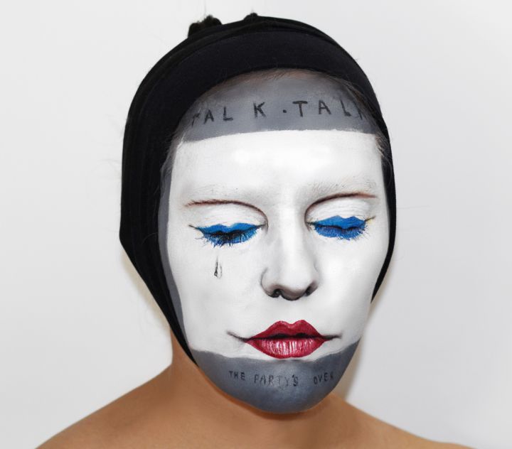 Peinture visage album Talk Talk