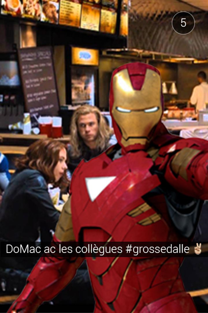 Snapchat Avengers