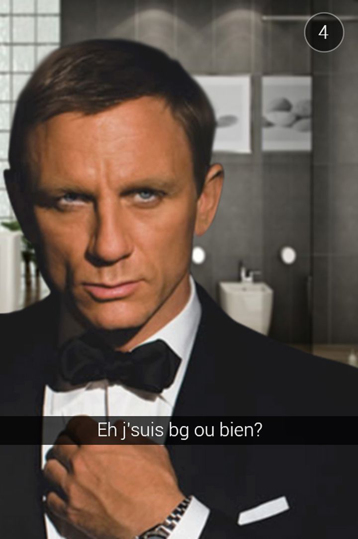 Snapchat James Bond