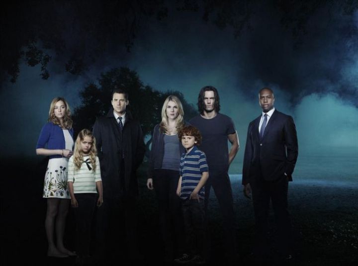 THE WHISPERS - ABC's "The Whispers" star Lily Rabe as Claire Bennigan, Barry Sloane as Wes Lawrence, Milo Ventimiglia as John Doe/Drew Bennigan, Derek Webster as Jessup Rollins, Kristen Connolly as Lena Lawrence, Kylie Rogers as Minx Lawrence, and Kyle Harrison Breitkopf as Henry Bennigan. (ABC/Bob D'Amico)