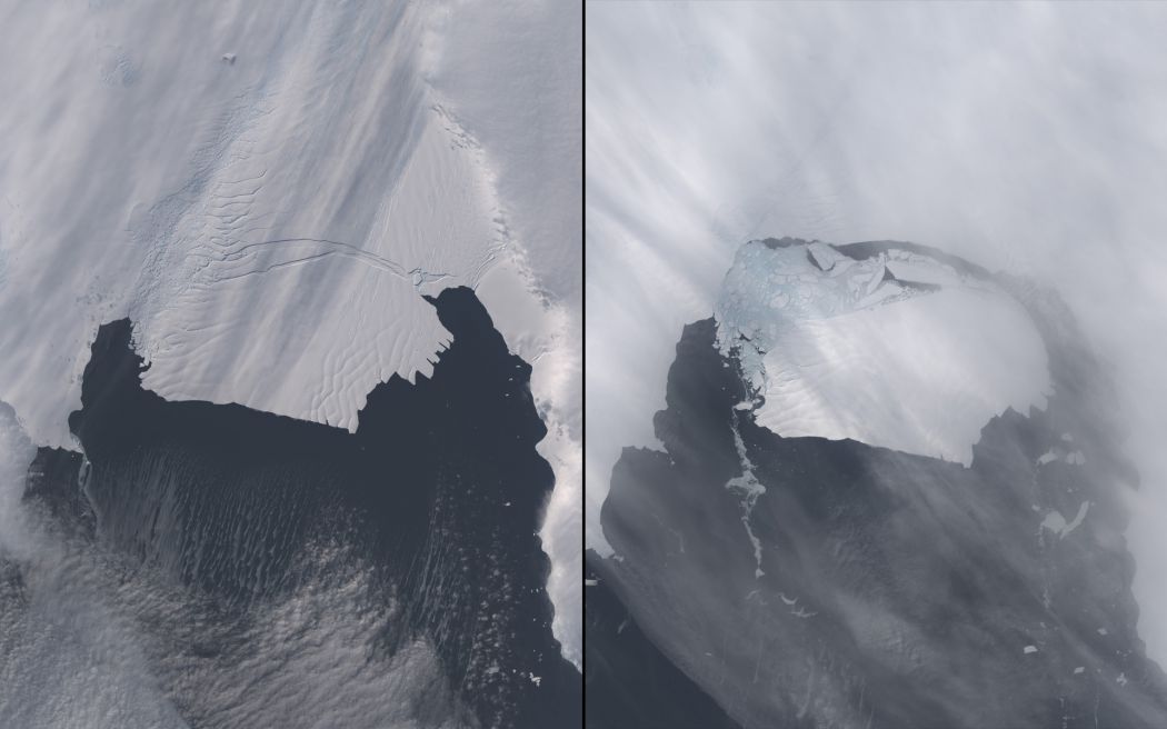 antarctique photo avant apres 2013