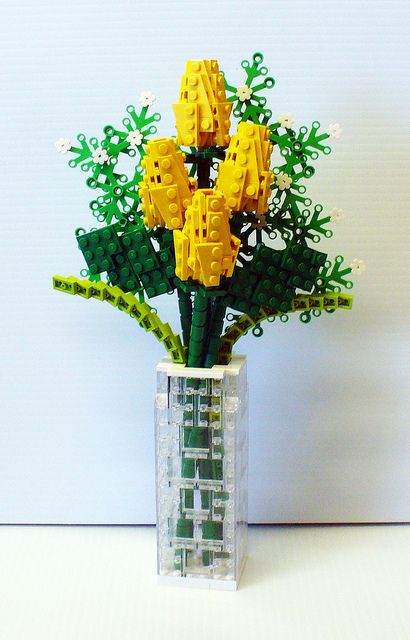 photo fleurs lego