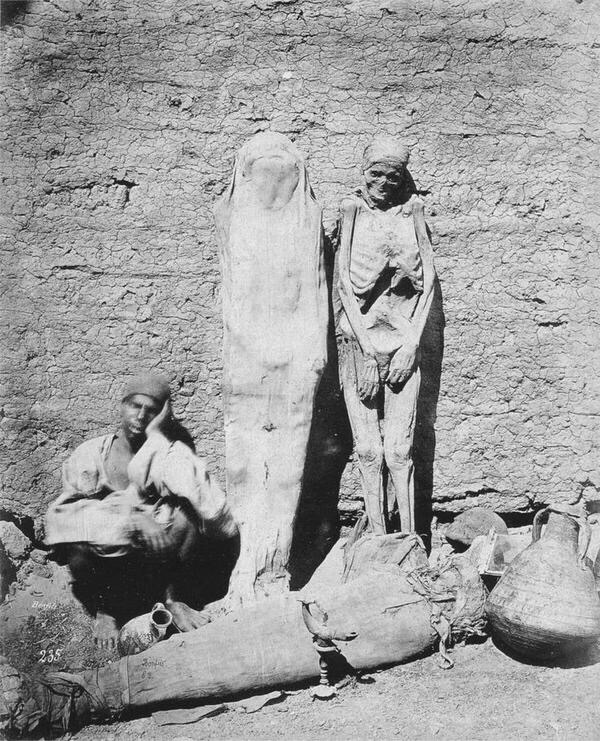 vendeur de mommie en 1875