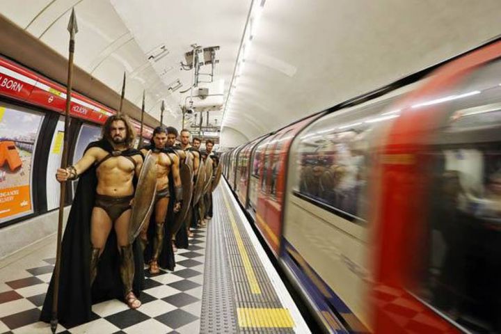 Cosplay 300 Metro Londres