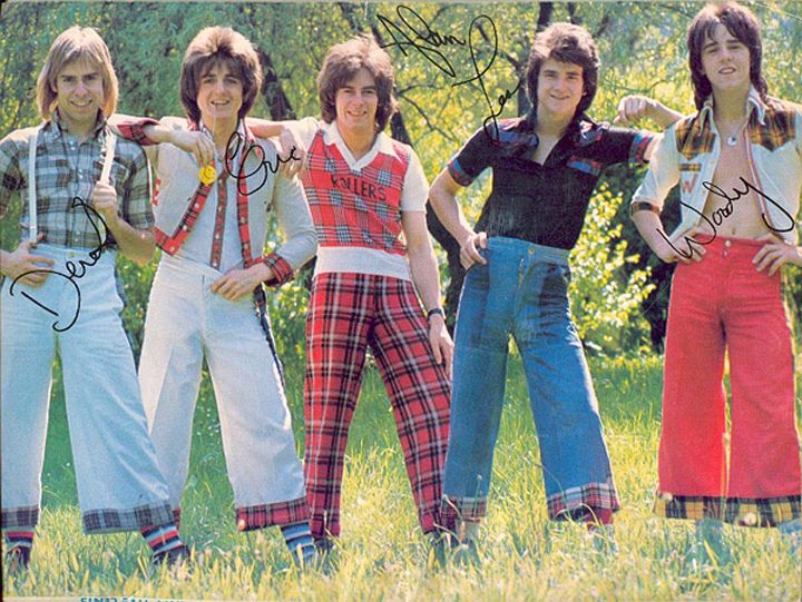 Look ringard groupes The Bay City Rollers