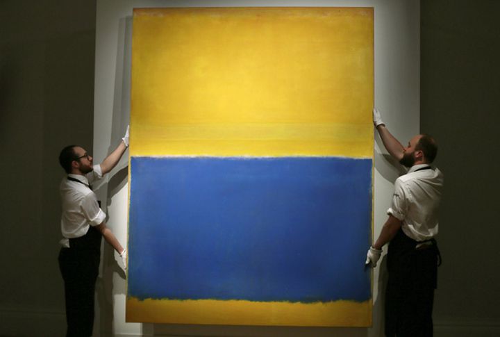 Mark Rothko Yellow and Blue