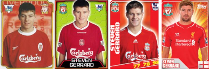 Steven Gerrard Liverpool images Panini