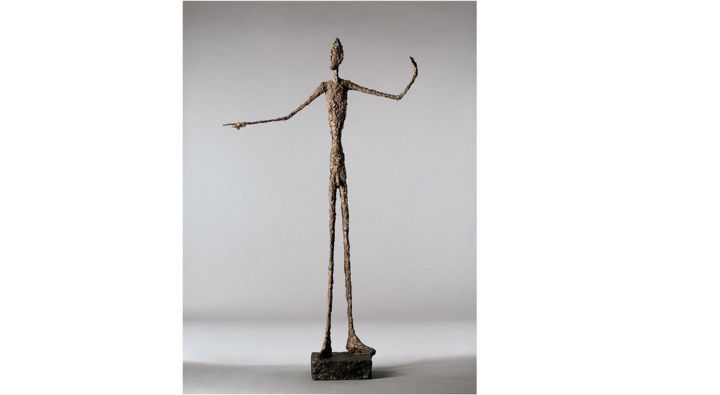 homme au doigt Alberto Giacometti