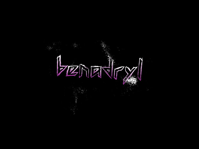 logo benadryl heavy metal