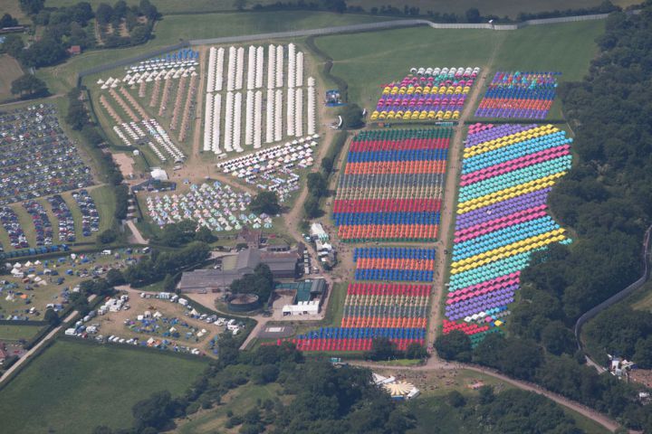 Festival Glastonbury vue aerienne (5)