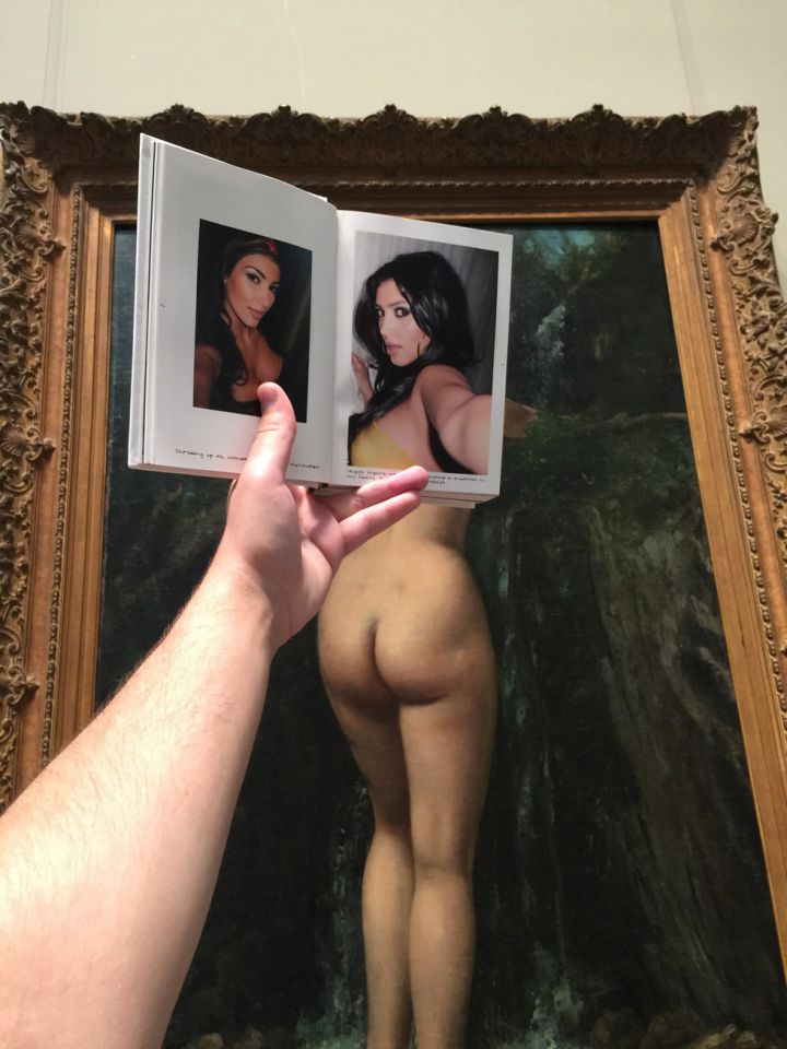 Kim Kardashian peintures celebres (1)