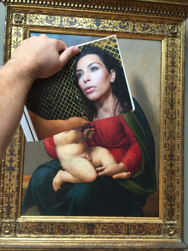 Kim Kardashian peintures celebres (2)