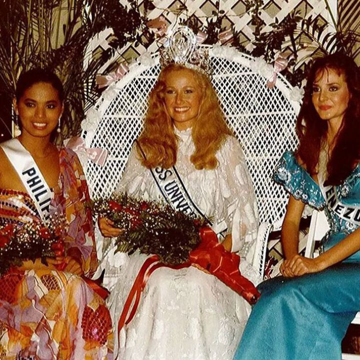 Miss Univers 1984 Yvonne Ryding Suede