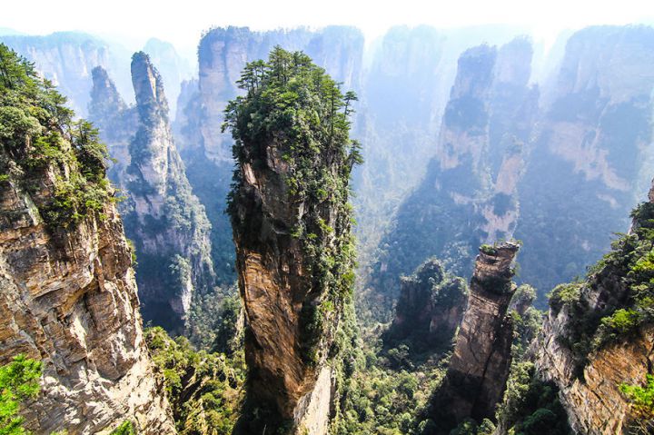 Montagnes Tianzi Chine