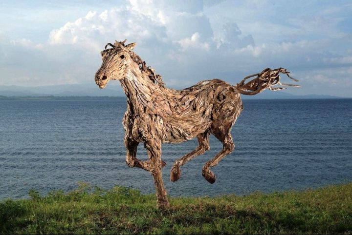 Sculptures animaux bois James Doran Webb (2)