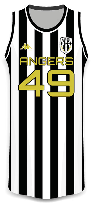 ligue 1 maillot basket 2015 2016 angers