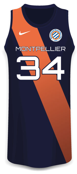 ligue 1 maillot basket 2015 2016 montpellier
