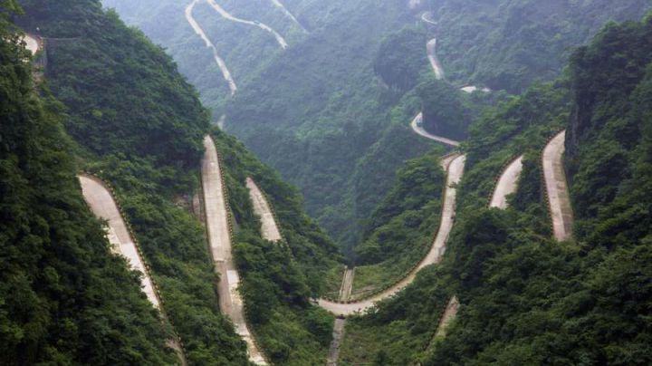 route mont tianmen photo