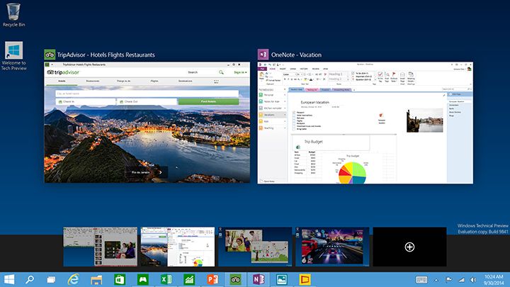 Windows 10 bureaux virtuels