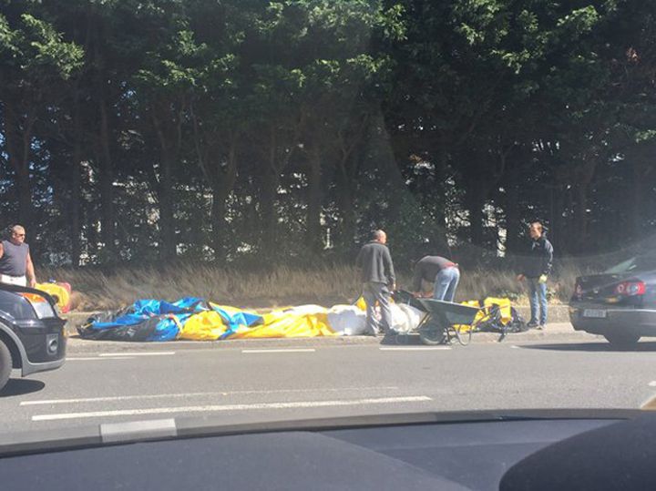 accident minion geant gonflable 7