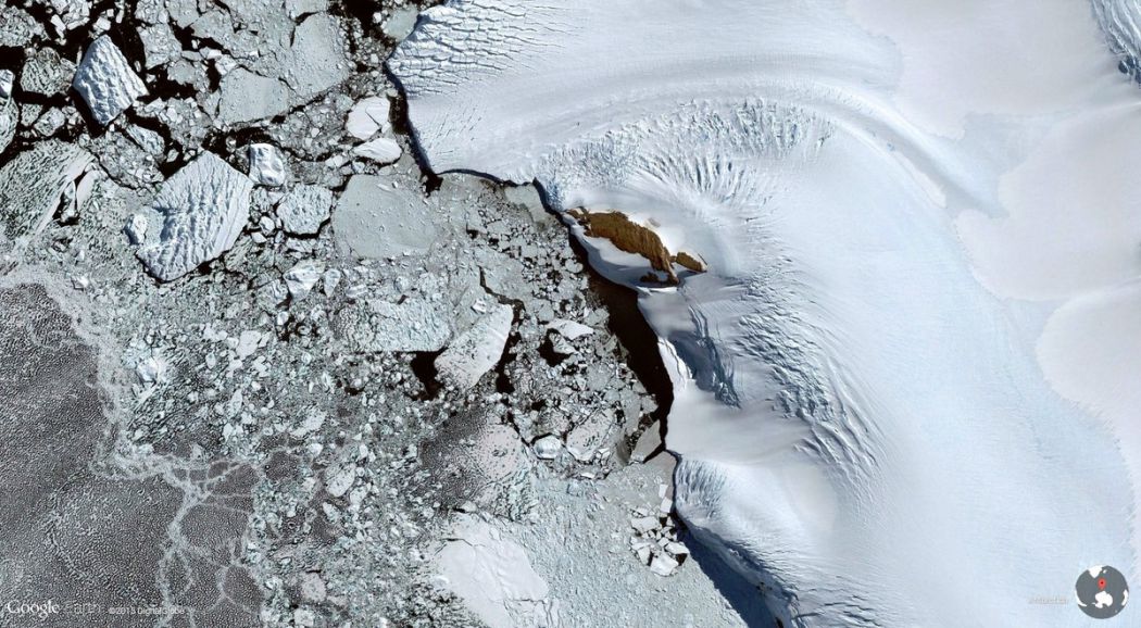 photo antarctique australie google map