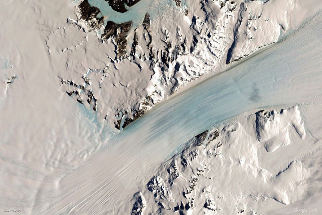 photo antarctique google map