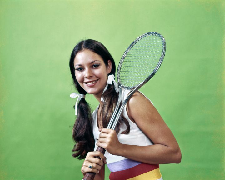 photo banque image annees 70 tennis