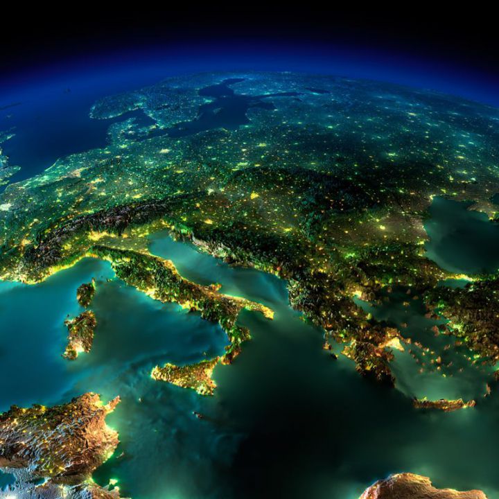 photo europe vue du ciel