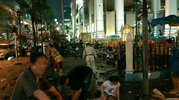 photo explosion bombe bangkok
