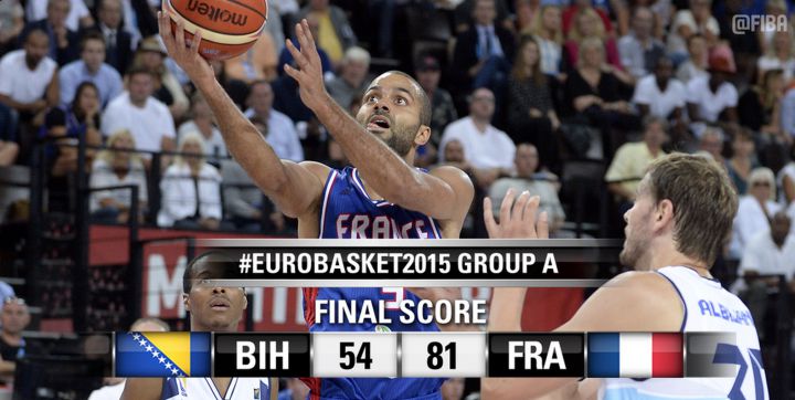 France Bosnie video replay Eurobasket 2015