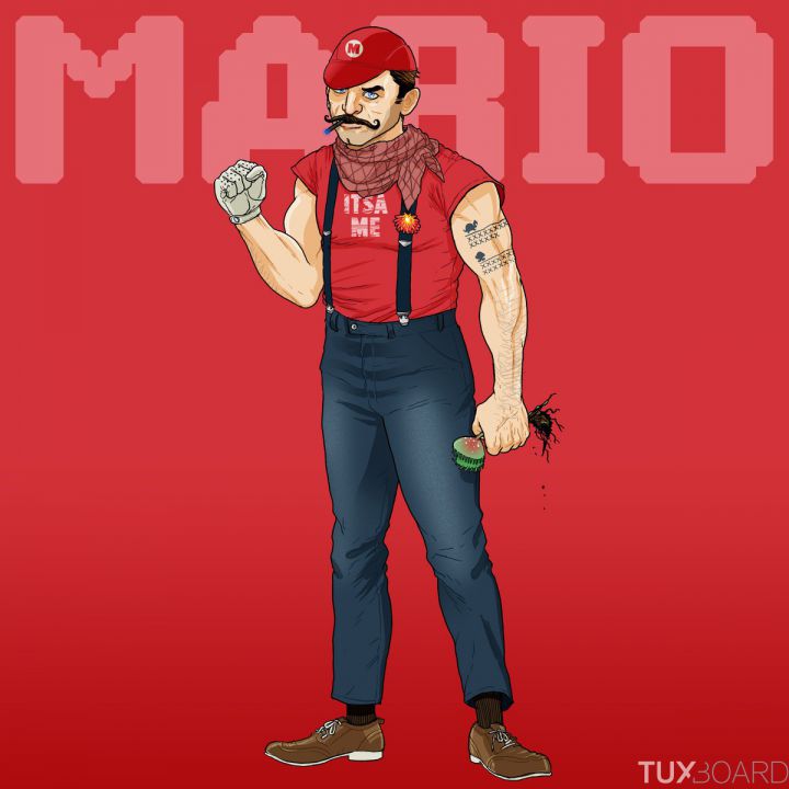 Mario hipster