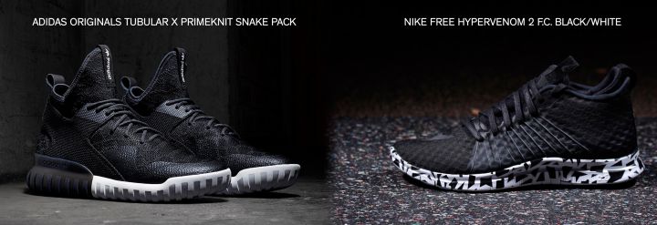 adidas Tubular X Primeknit vs Nike Free Hypervenom 2 FC