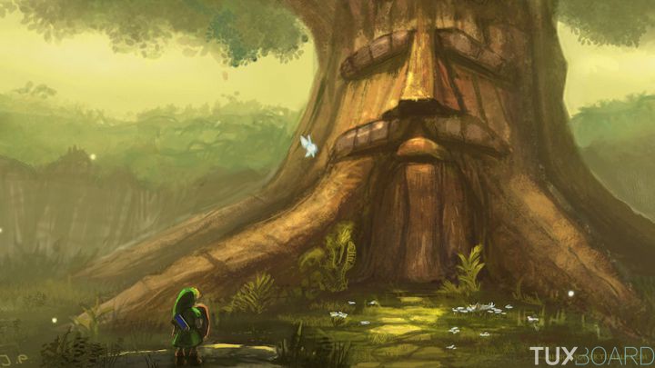 L'arbre mojo redessiné de The legend of Zelda Ocarina of time