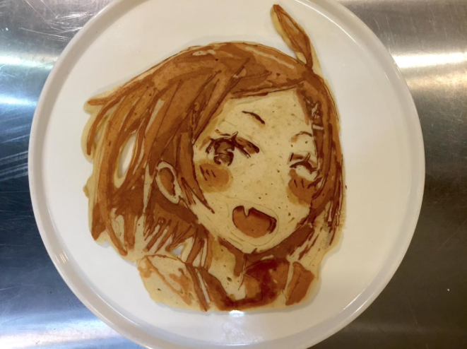 pancake art photo dessin manga