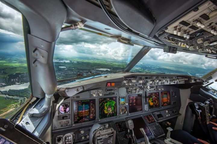 photo avion cabine cockpit