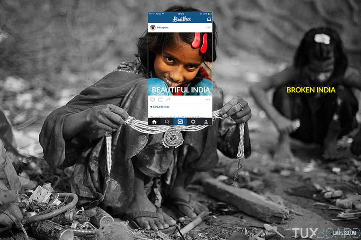 photo broken india instagram enfant