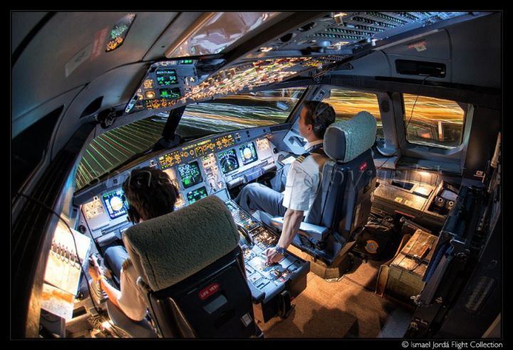 photo pilote avion cockpit atterissage