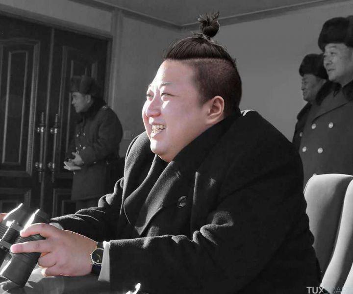 Chignon Kim Jong-un