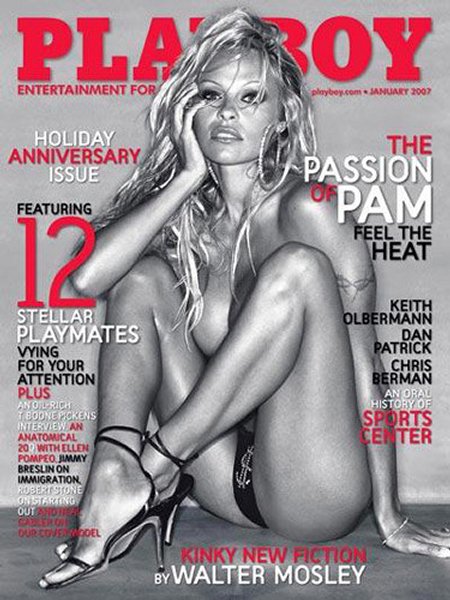 Couverture Playboy janvier 20071