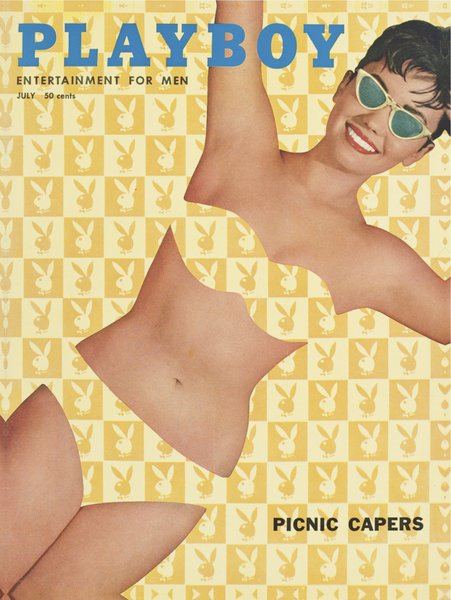 Couverture Playboy juillet 1958