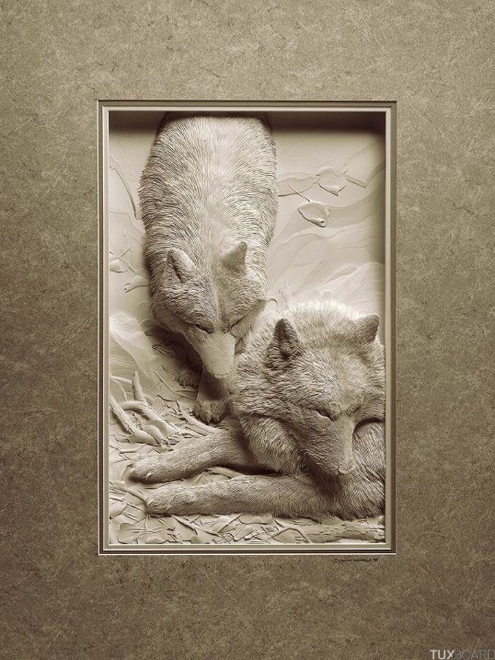 Sculptures animaux papier (1)