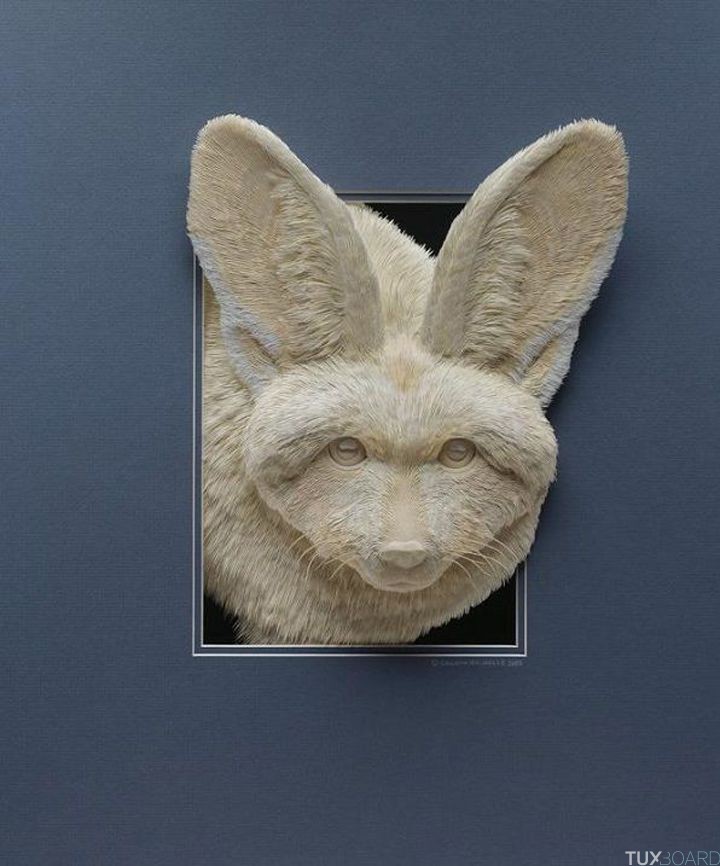 Sculptures animaux papier (13)