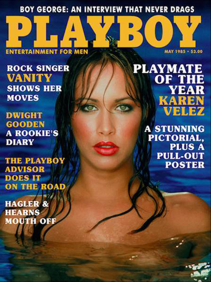 couverture playboy 1985