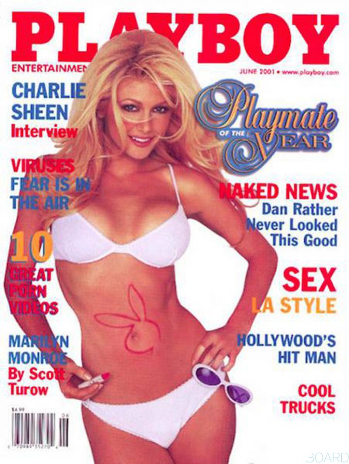couverture playboy 2001