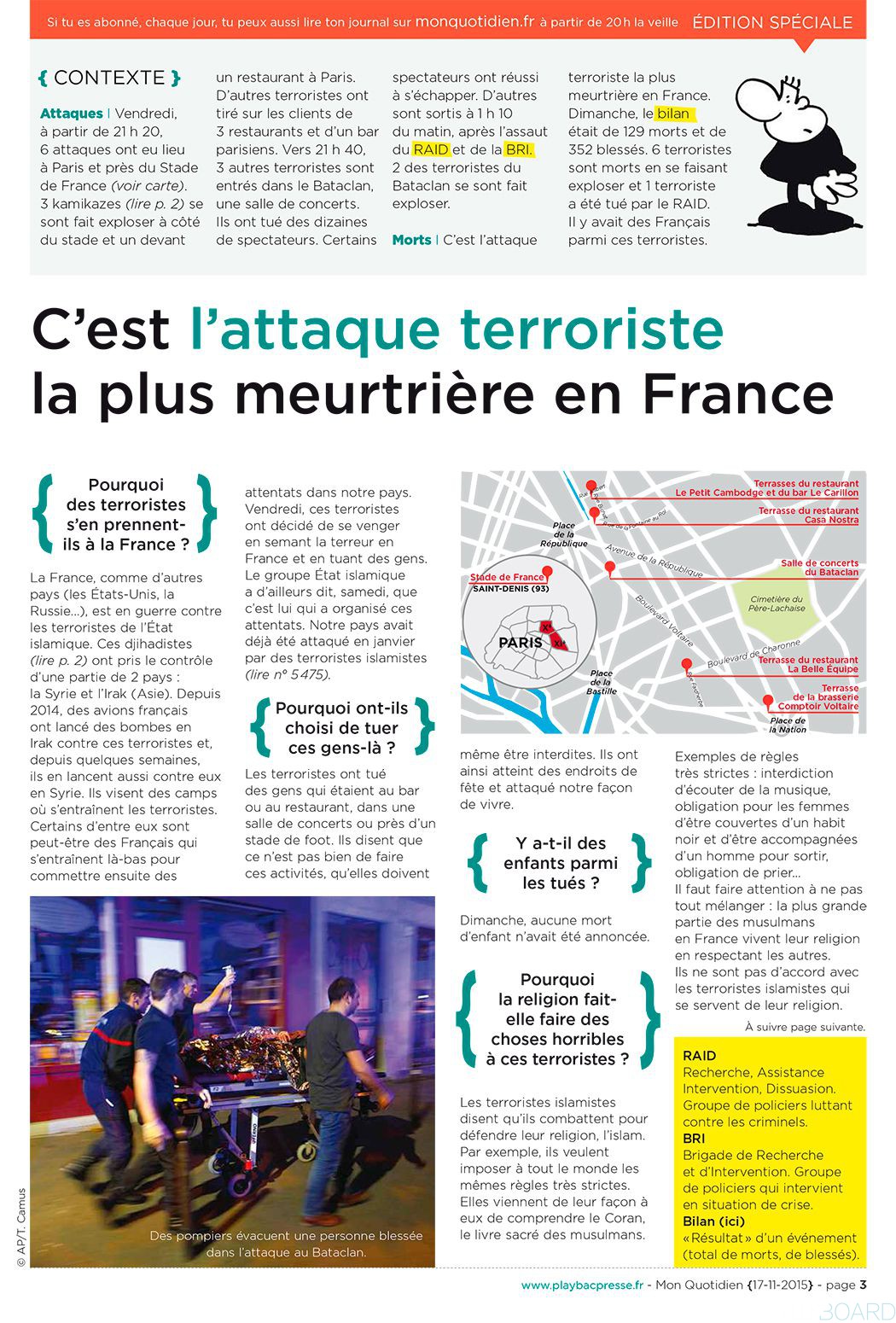 Explications attentats aux enfants 3 attaque en France