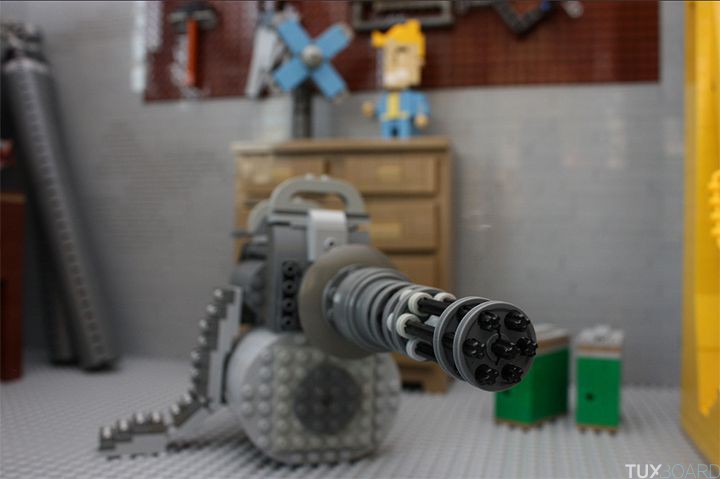 Fallout 4 Lego gatling