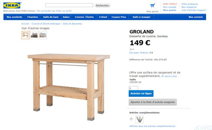 Ikea Table Groland